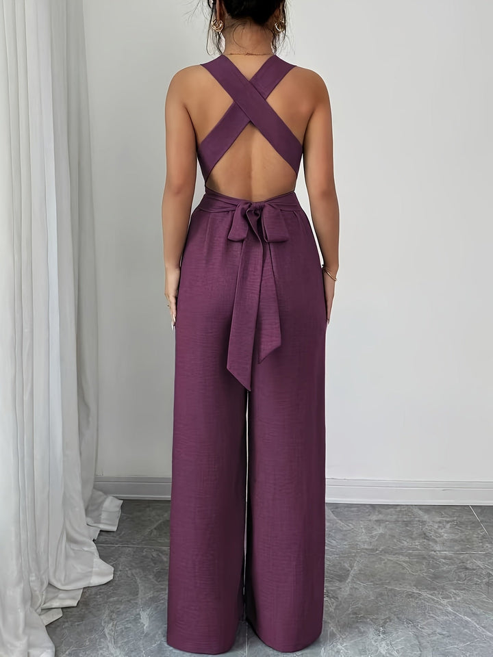 Liana | Elegant Linen and Cotton Jumpsuit
