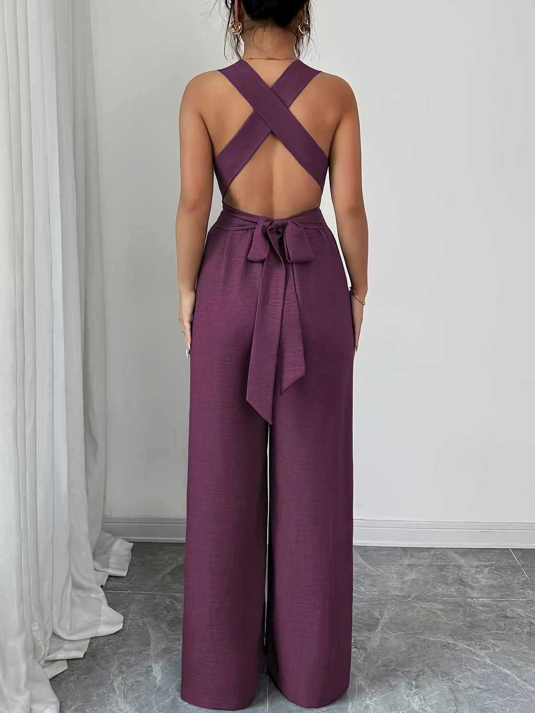 Annelise | Elegant Linen and Cotton Jumpsuit