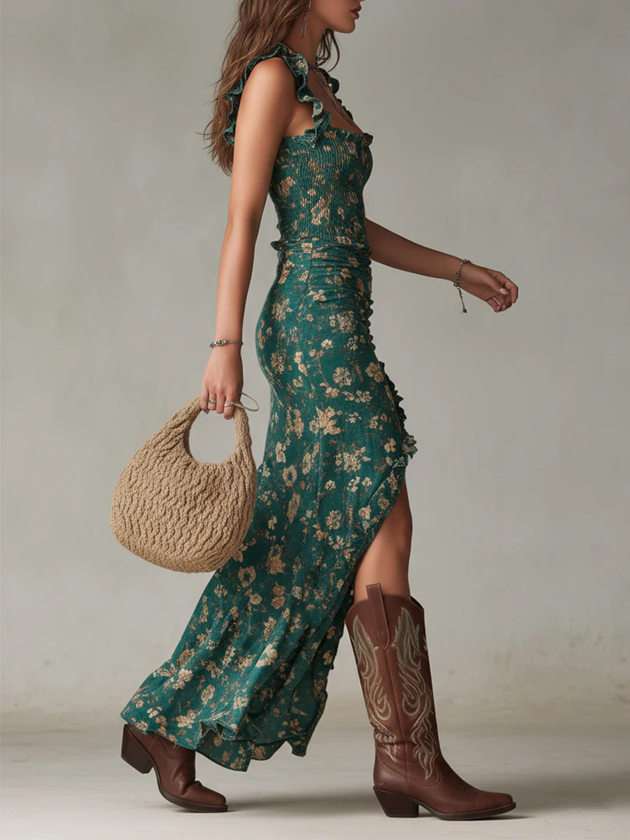 Inez – Wild Charm Boho Floral Dress