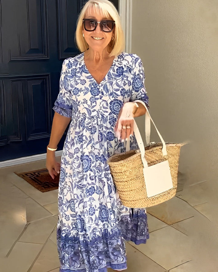 Beverley | Graceful V-Neck Floral