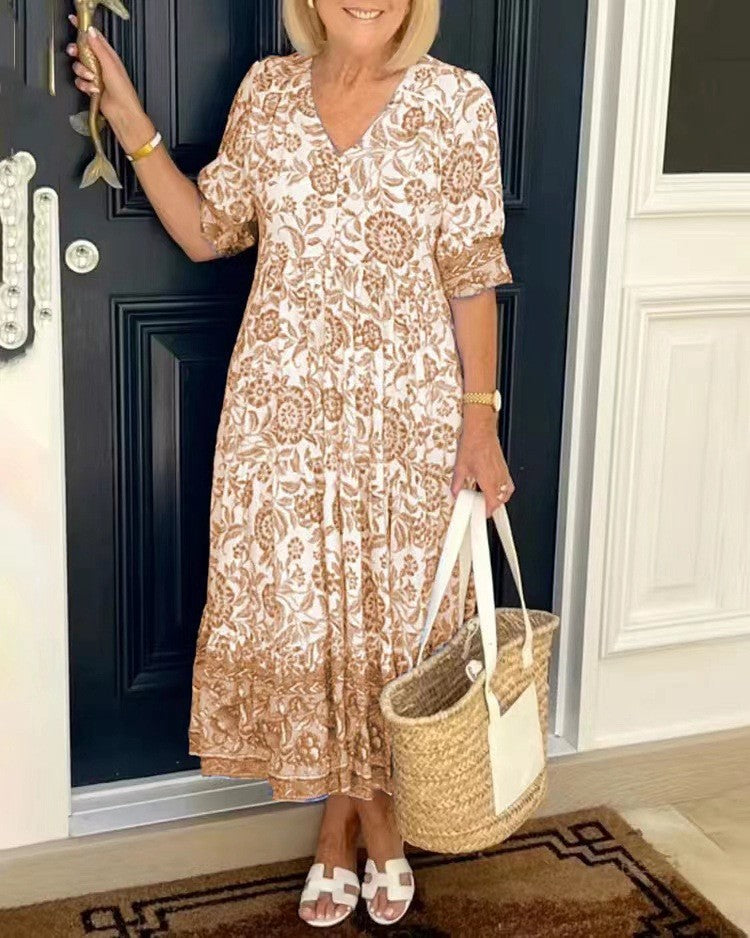 Beverley | Graceful V-Neck Floral