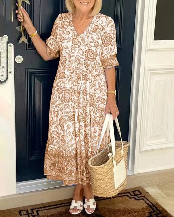 Beverley | Graceful V-Neck Floral