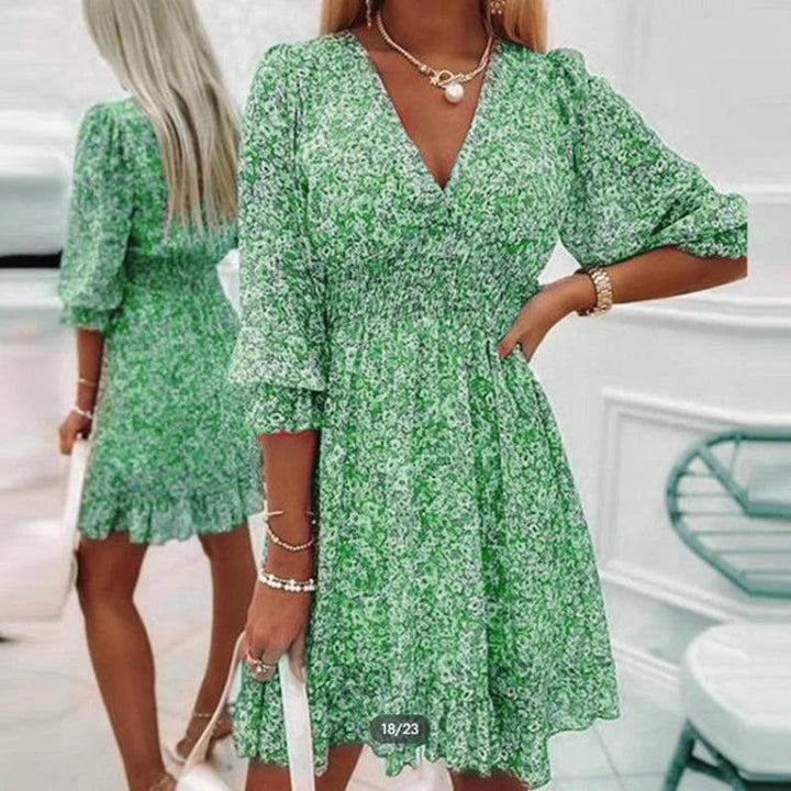 Noreen - Elegant Floral Dress