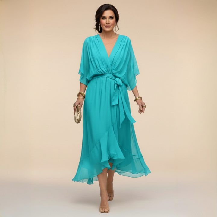 Madeline™ | V-Neck Dress