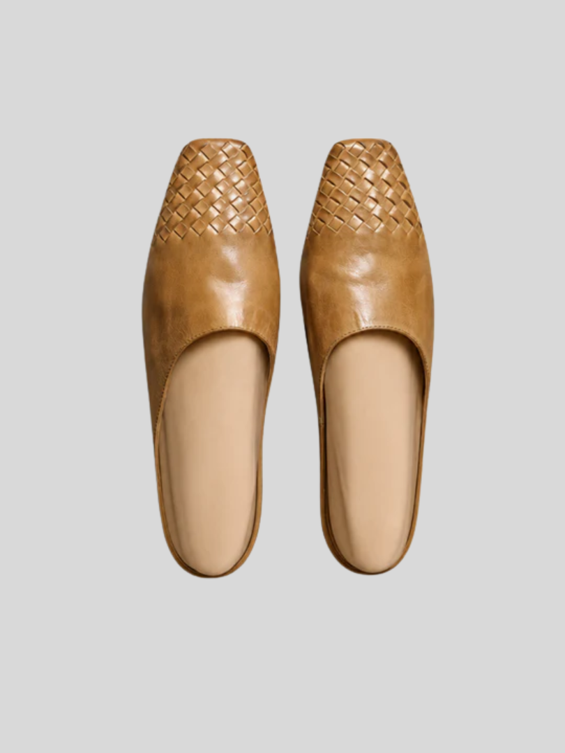 Laurine Genuine Leather Mules