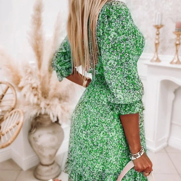 Noreen - Elegant Floral Dress