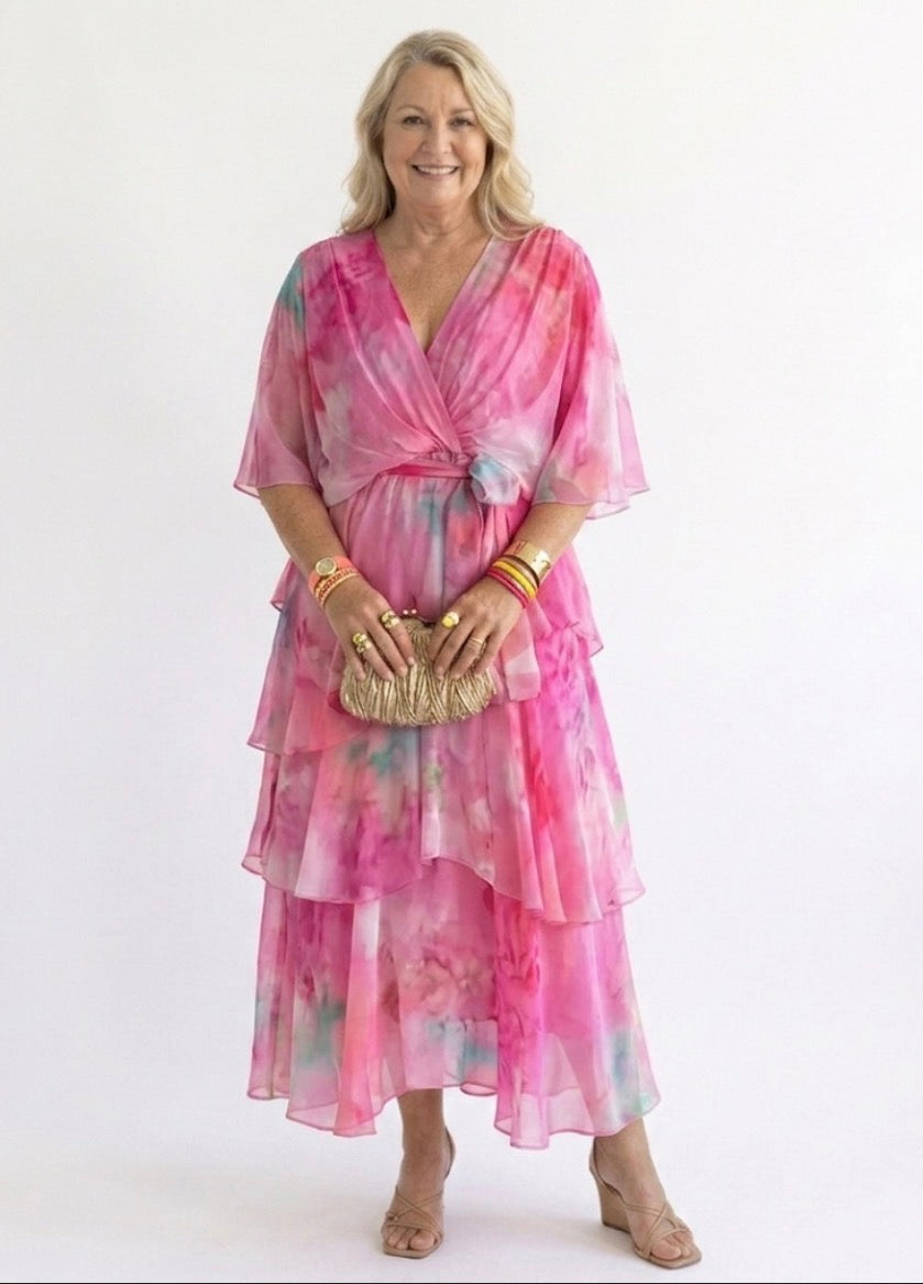 Harrow & Lane™ | Layered Floral Sun Dress