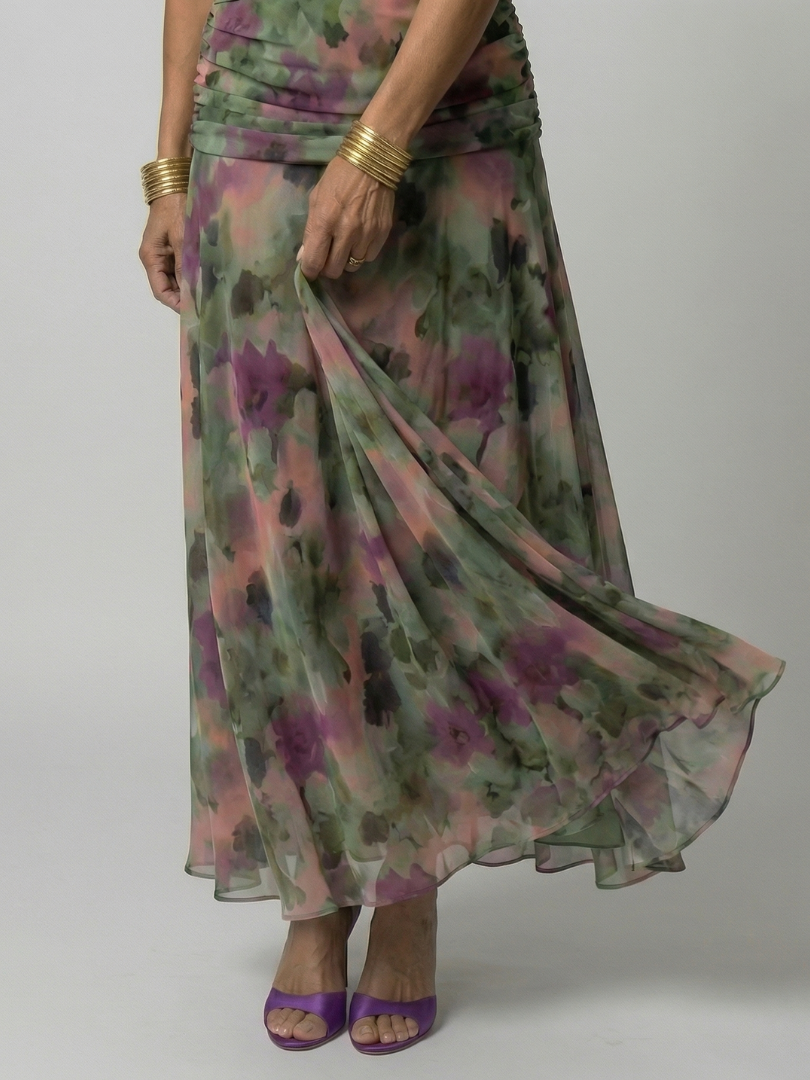 Annick | Off Shoulder Flow Midi Dresses
