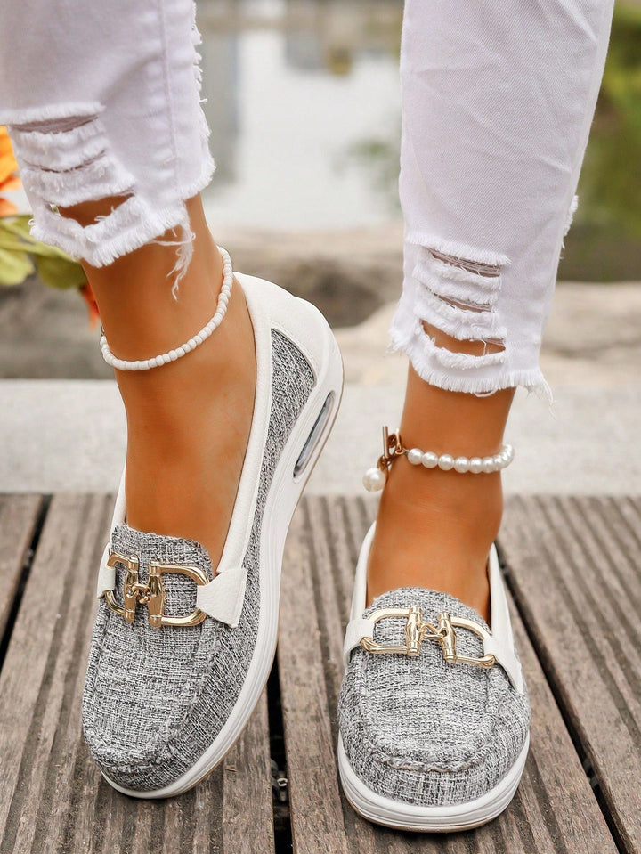 Hedda - Flat Moccasins with Buckle
