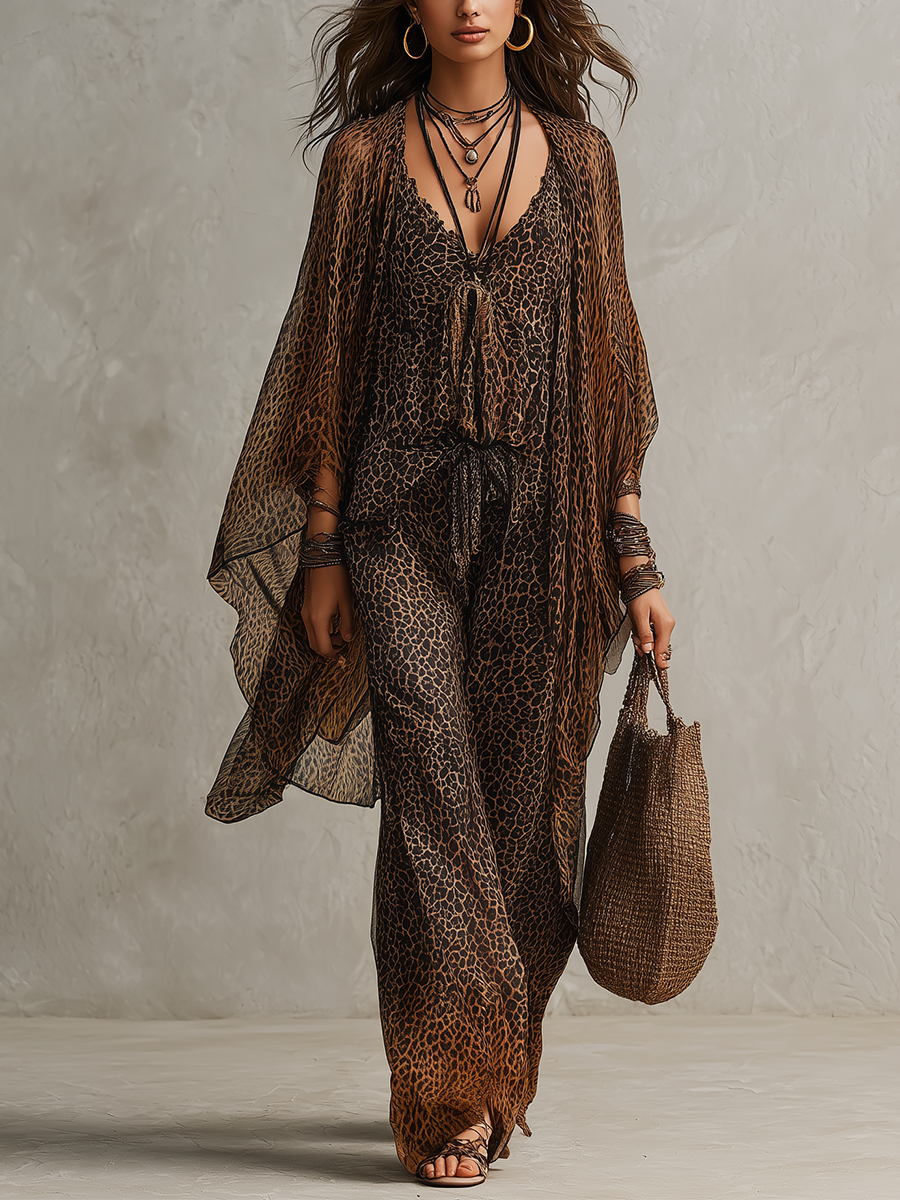 Vittoria Leopard Luxe Set