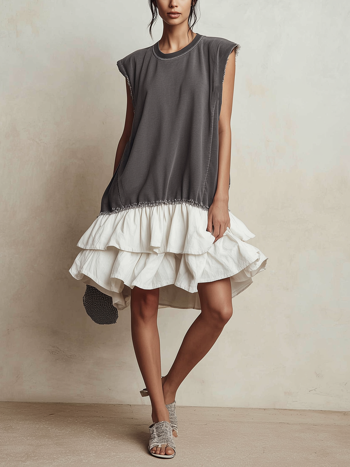Helena | Casual Color-Block Vacation Dress, Relaxed Fit