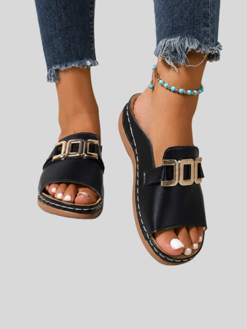 Lorelle™ | Orthopedic wedge heel sandals