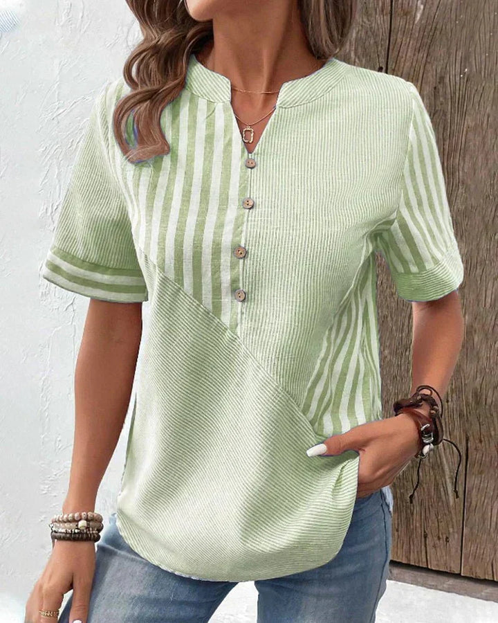 Estefania | Soft Striped Blouse