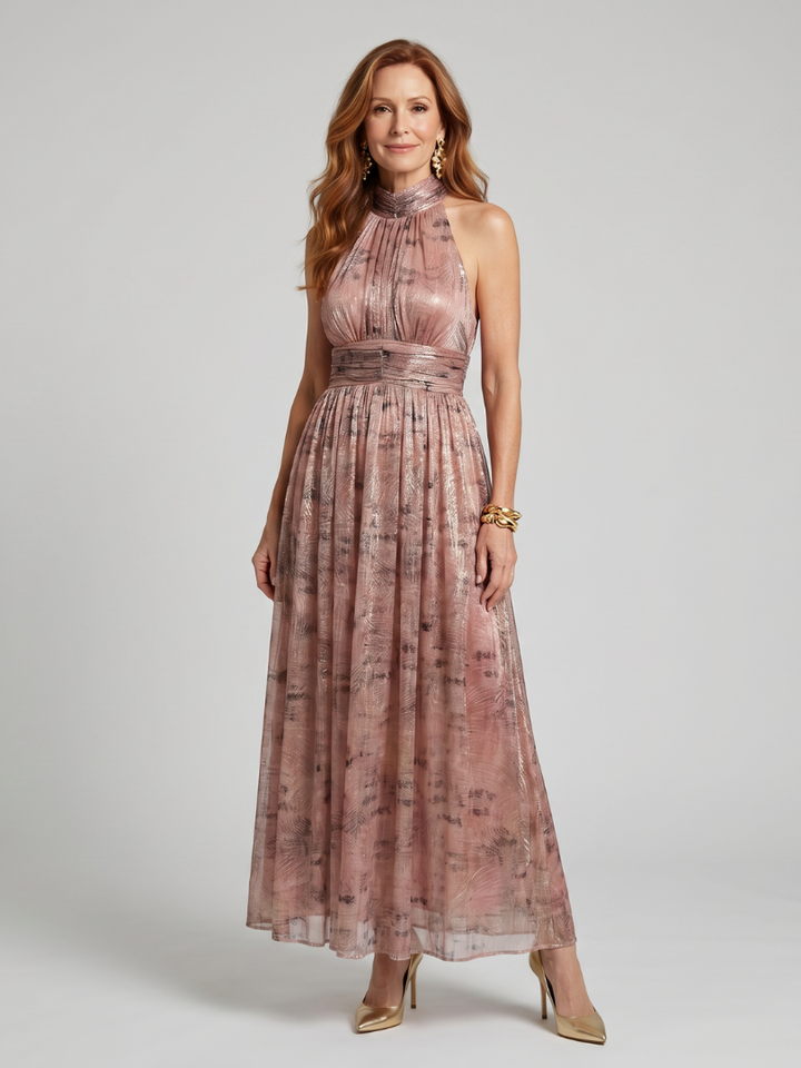 Harrow & Lane Textured Finish Sleeveless Midi Dress