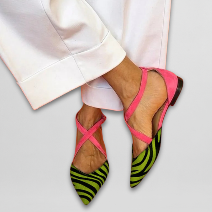Dana - Ballet Flats with Straps
