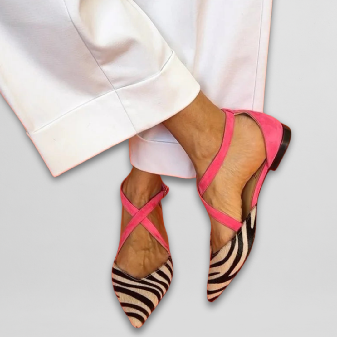 Dana - Ballet Flats with Straps