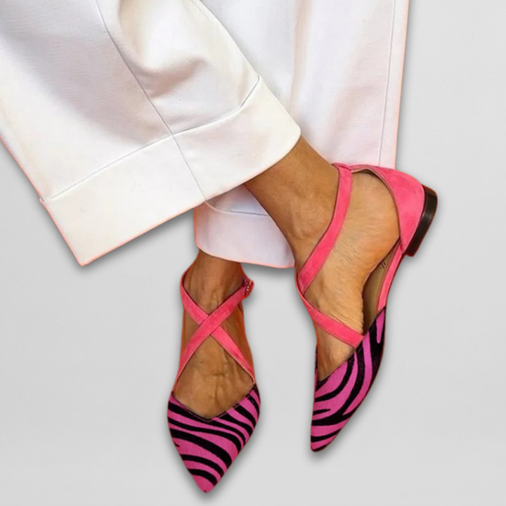 Dana - Ballet Flats with Straps