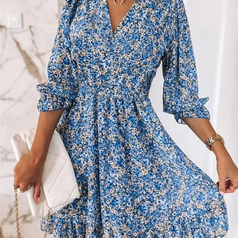 Noreen - Elegant Floral Dress
