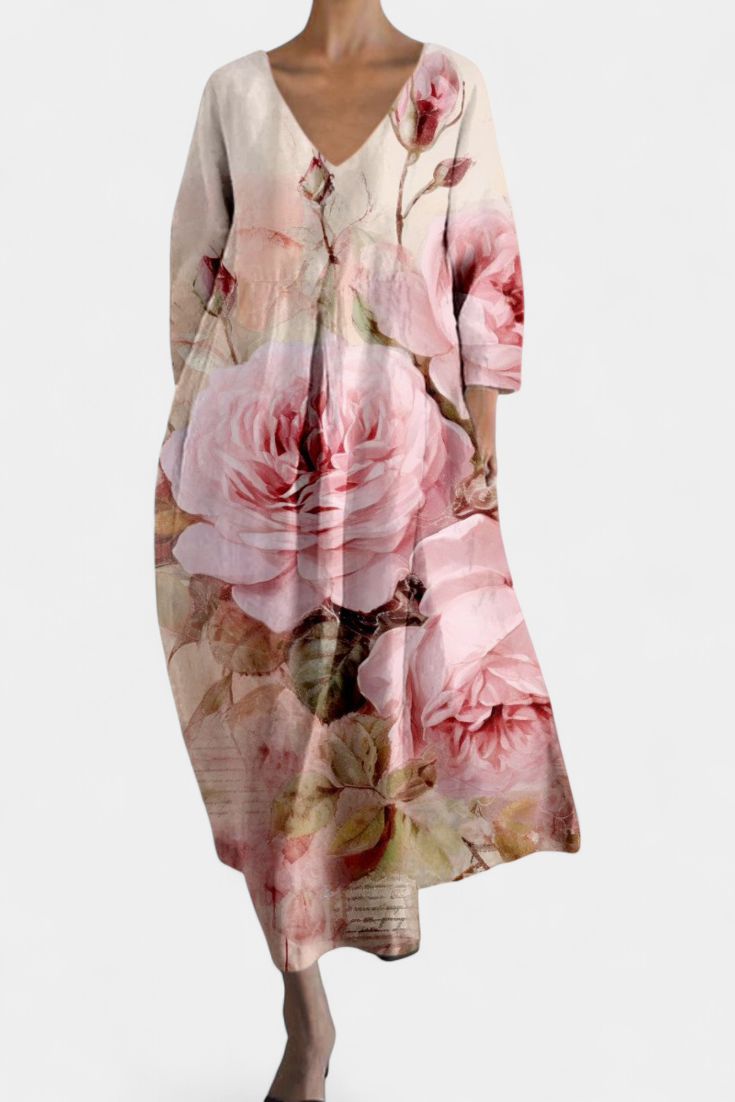Josefa | Comfortable V-neck Dress