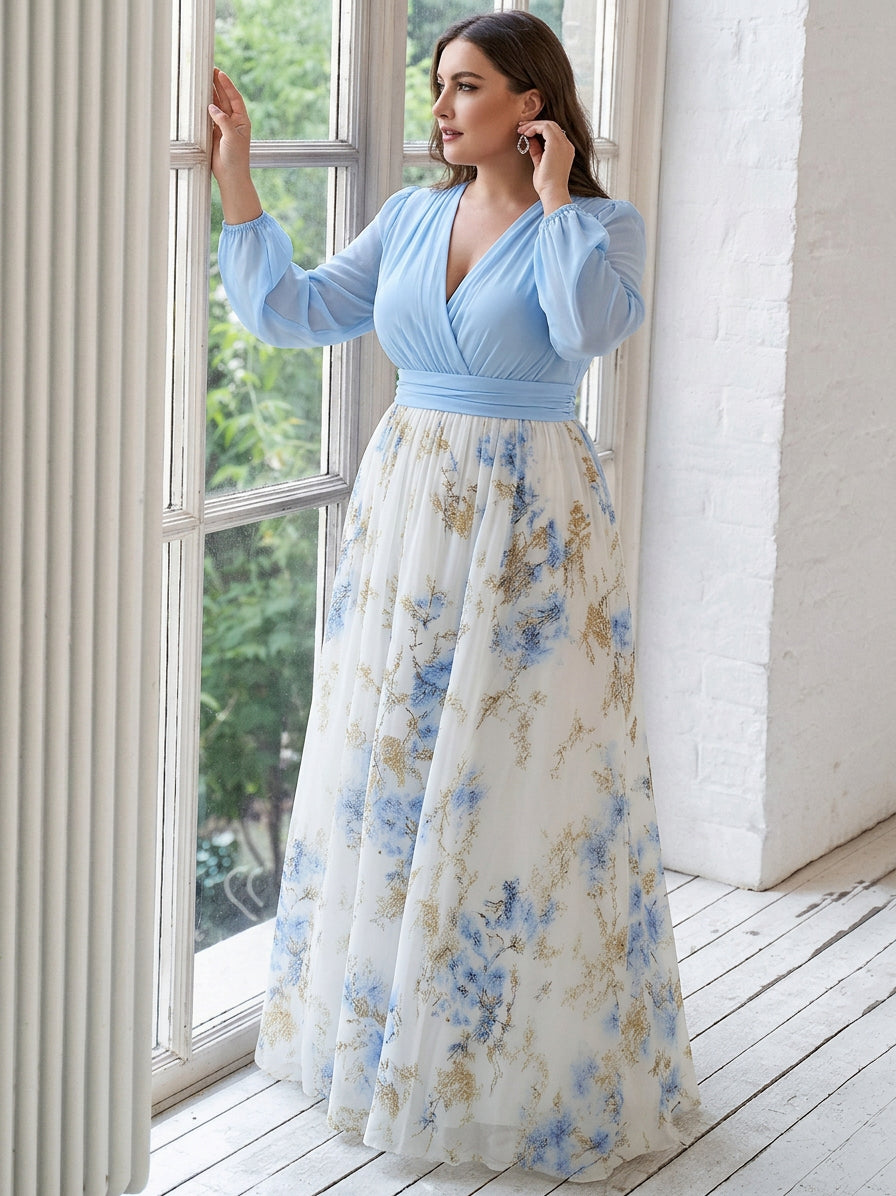 Loriana | Beautiful Maxi Dress with Floral Print