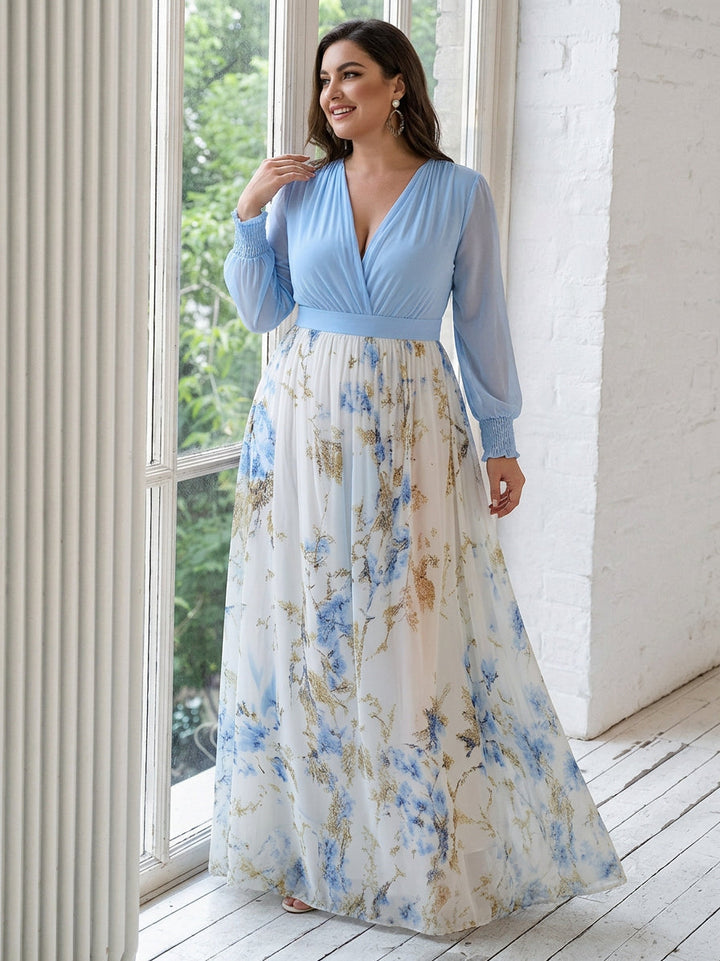 Loriana | Beautiful Maxi Dress with Floral Print