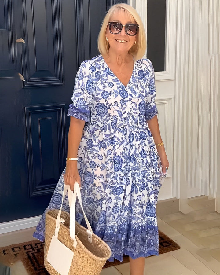 Beverley | Graceful V-Neck Floral