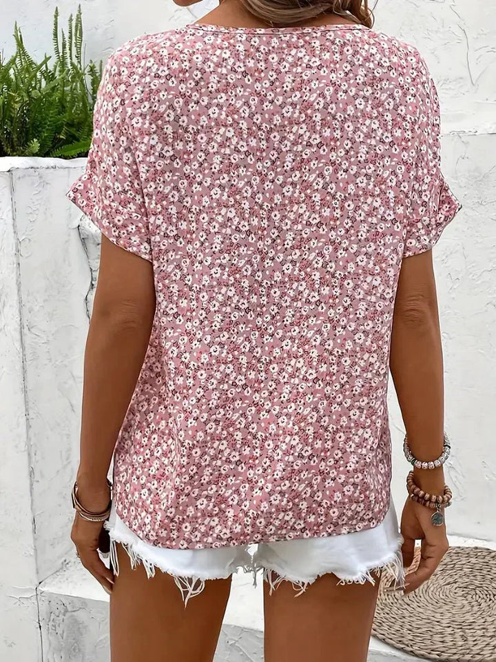 Elda | Wildflower Notch Blouse