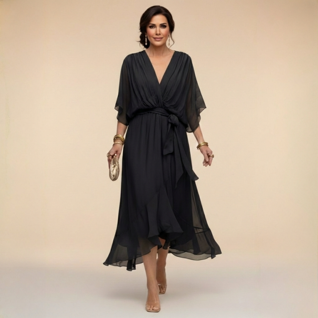 Madeline™ | V-Neck Dress