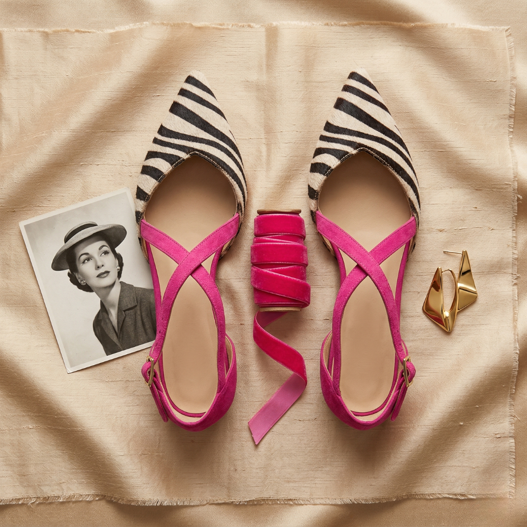 Dana - Ballet Flats with Straps