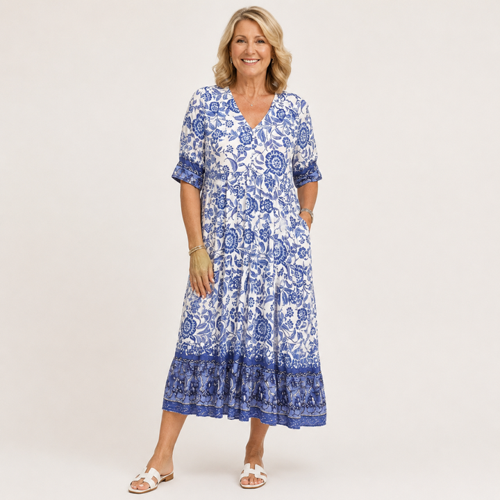 Beverley | Graceful V-Neck Floral