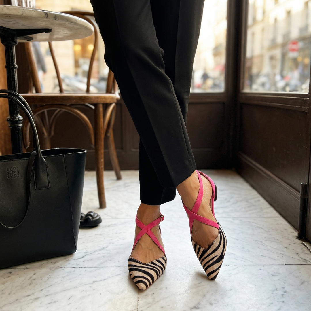 Dana - Ballet Flats with Straps