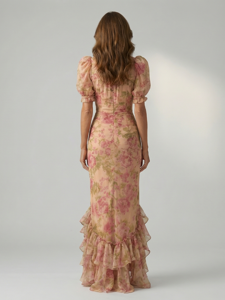 Harrow & Lane Gentle High Neck Maxi Dress