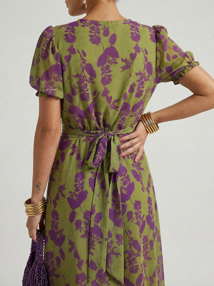 Barbara | Relaxed Floral Midi Dress