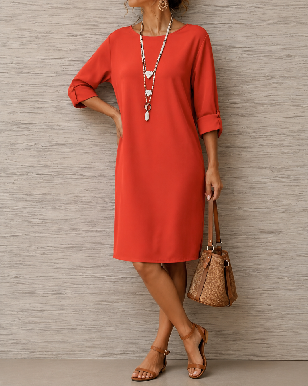 Henrietta | Tummy-Contouring Midi Dress
