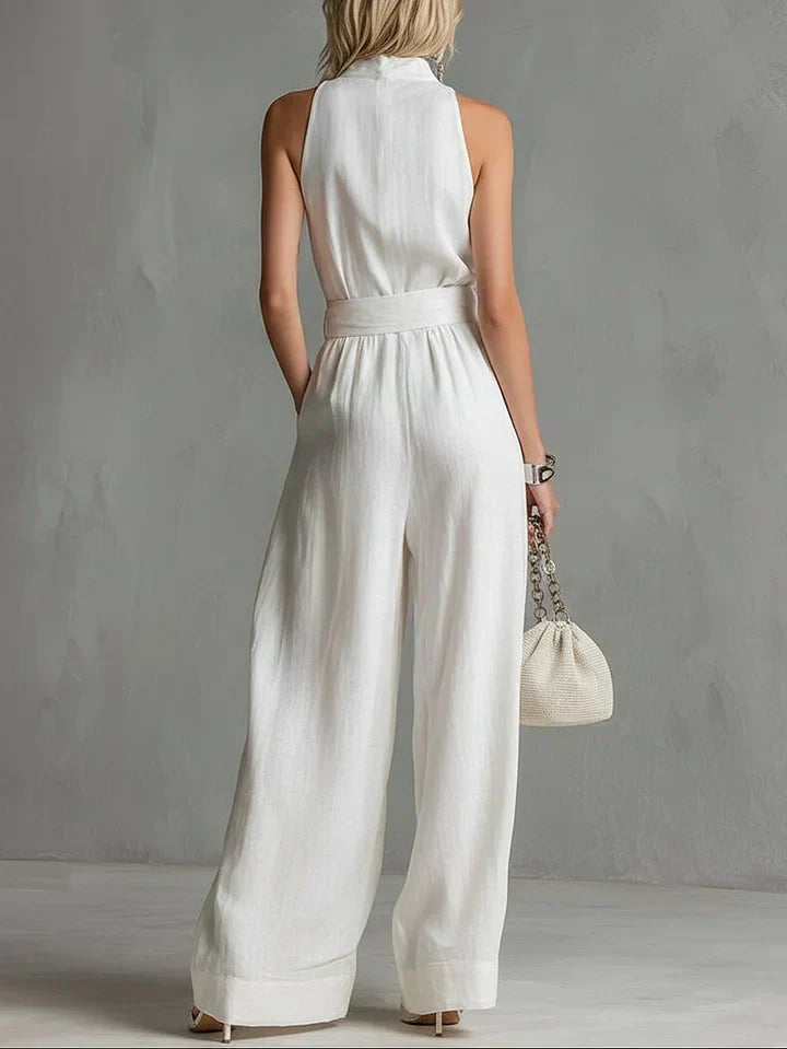 Keturah | Belted Wide-Leg Jumpsuit for Women
