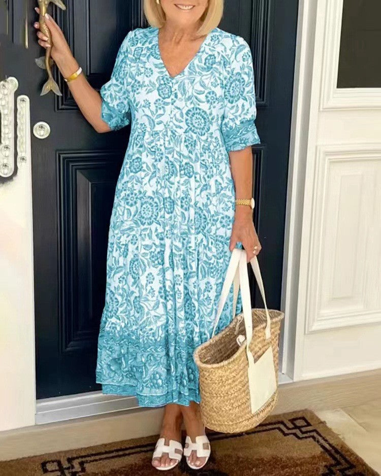Beverley | Graceful V-Neck Floral