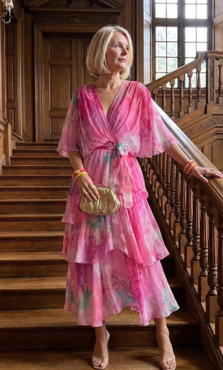 Harrow & Lane™ | Layered Floral Sun Dress