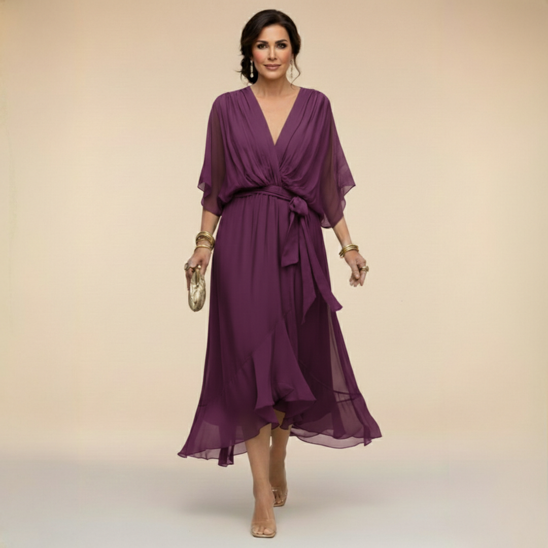 Madeline™ | V-Neck Dress