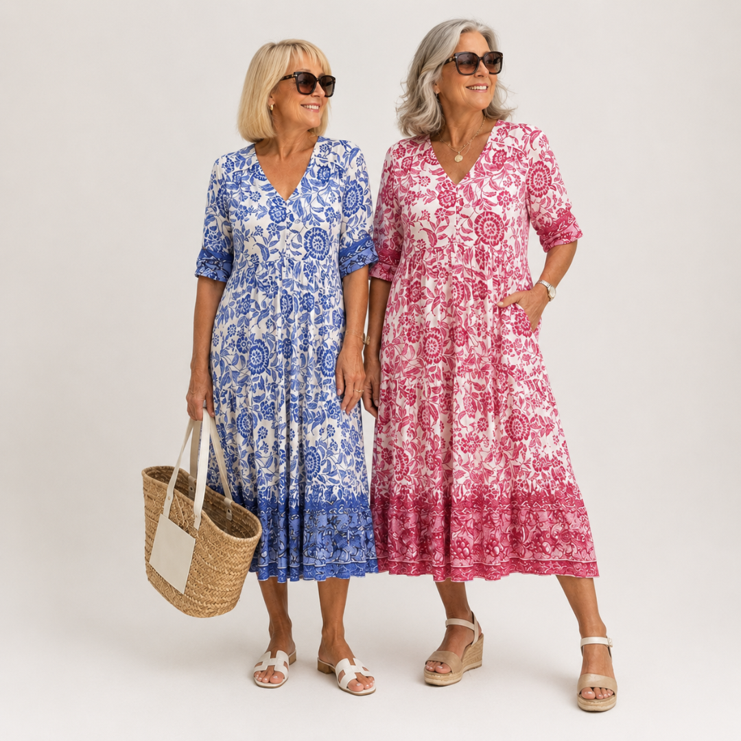 Beverley | Graceful V-Neck Floral
