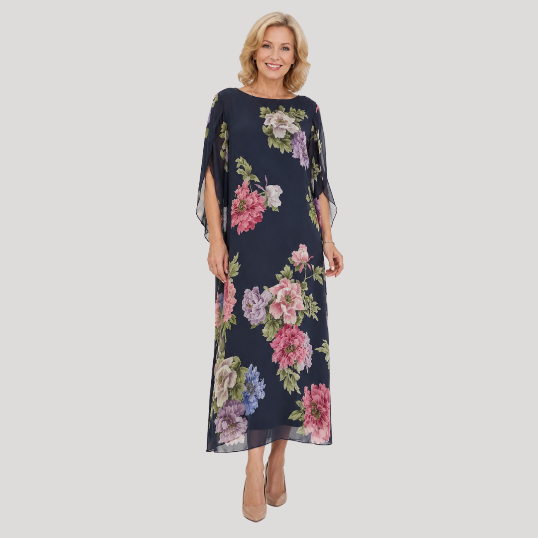 Angelique™ | Midnight Bloom Maxi Dress