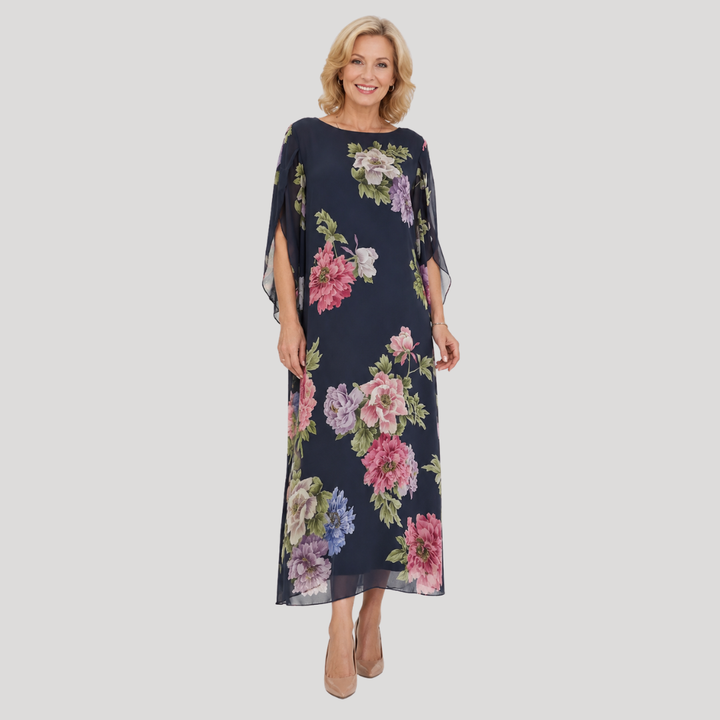 Angelique™ | Midnight Bloom Maxi Dress