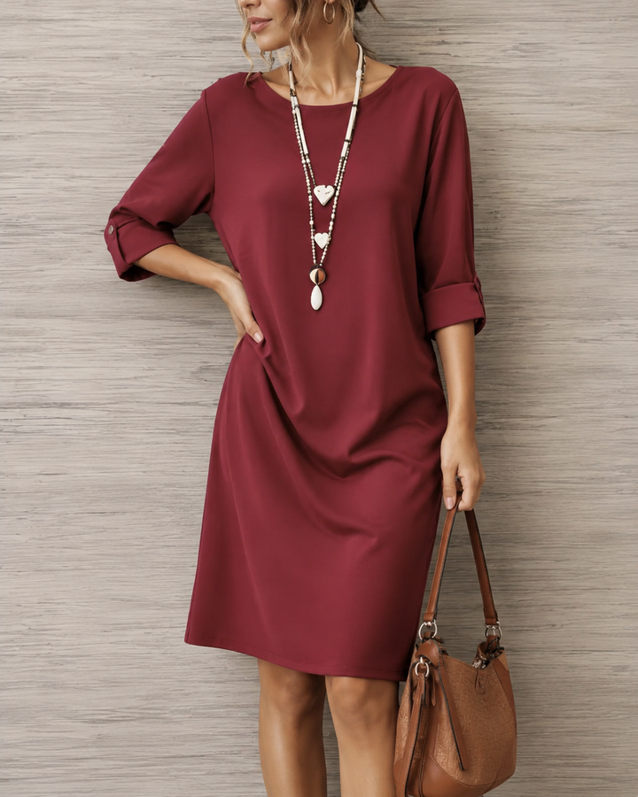 Henrietta | Tummy-Contouring Midi Dress