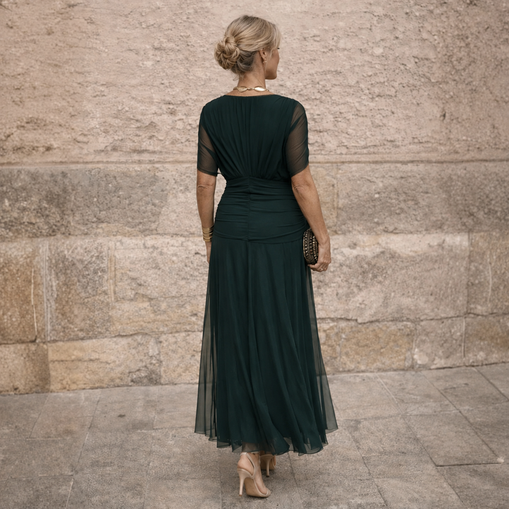 TACITA™ – ELEGANT GREEN DRESS