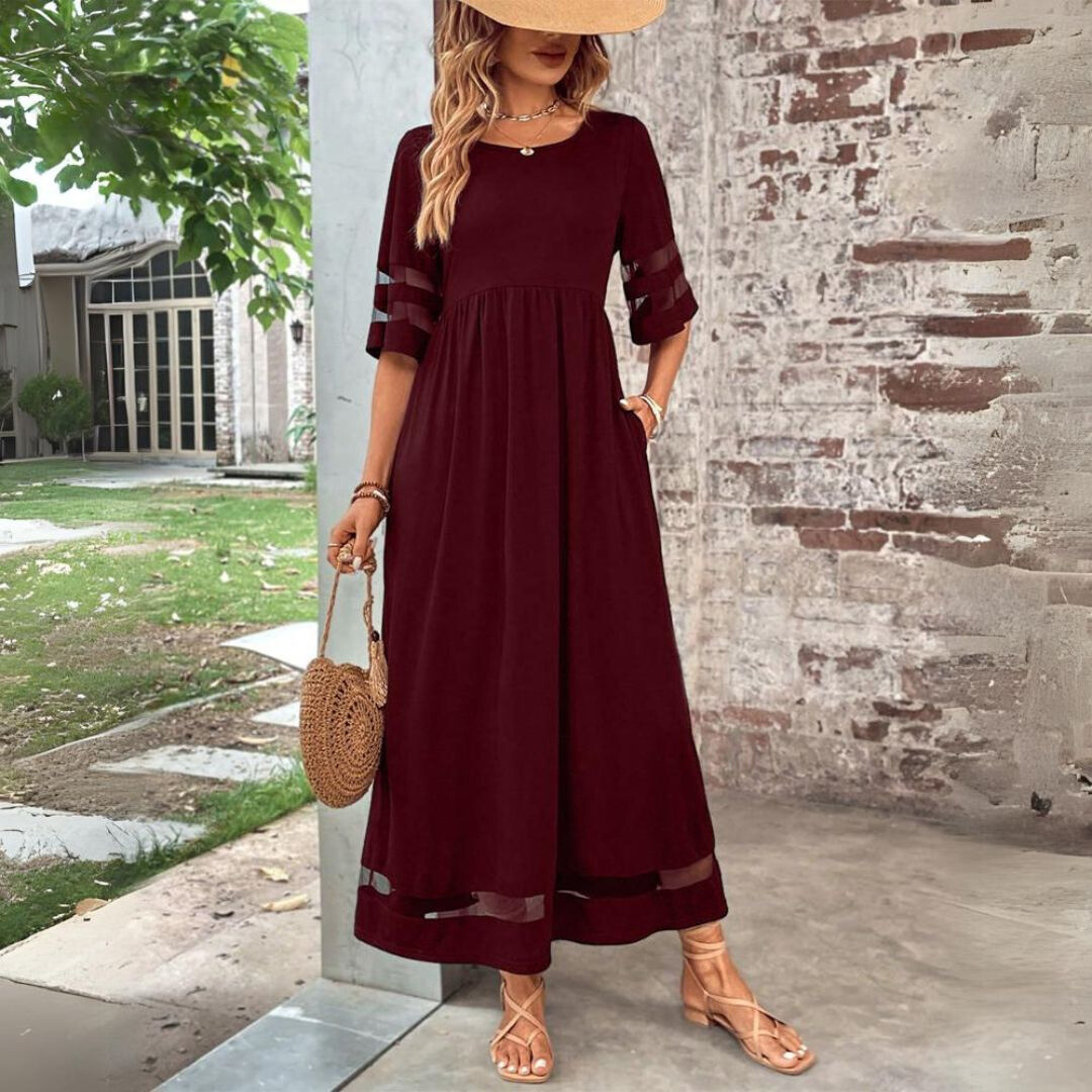 Morena™ – Flattering Tummy-Smoothing Midi Dress