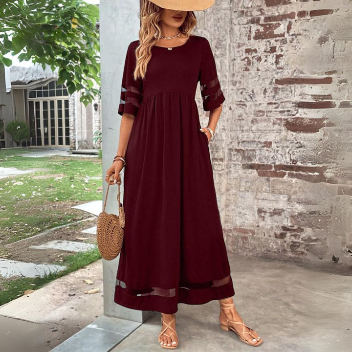 Aude™ | Flattering Tummy-Smoothing Midi Dress