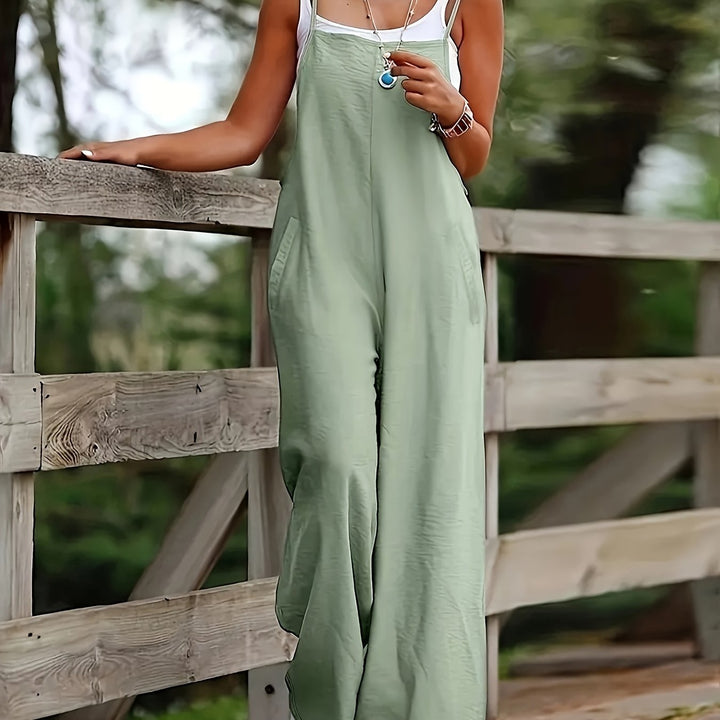 Isoline | Solid Color Jumpsuit