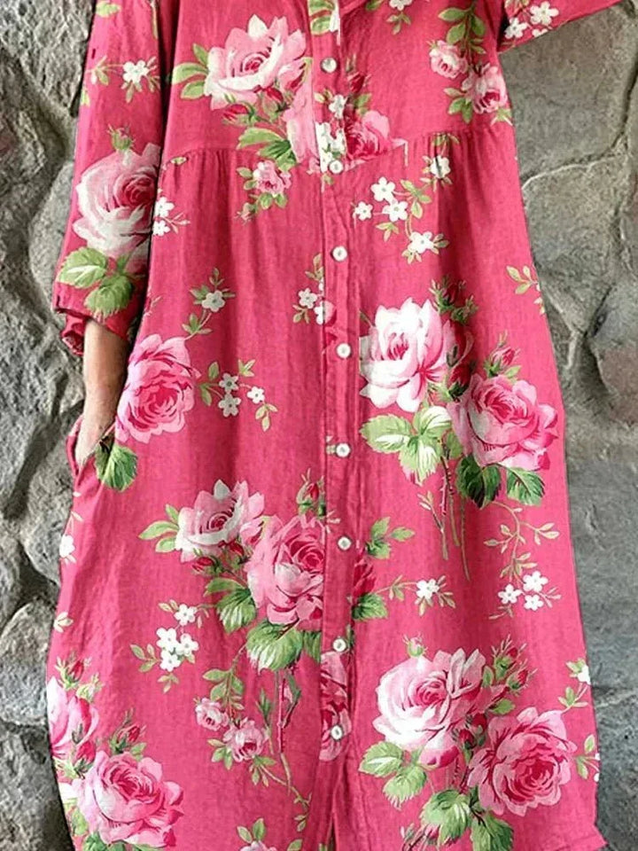 Mattea | Art Floral Dress