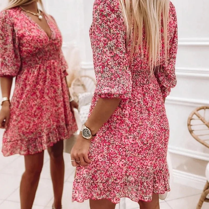 Noreen - Elegant Floral Dress
