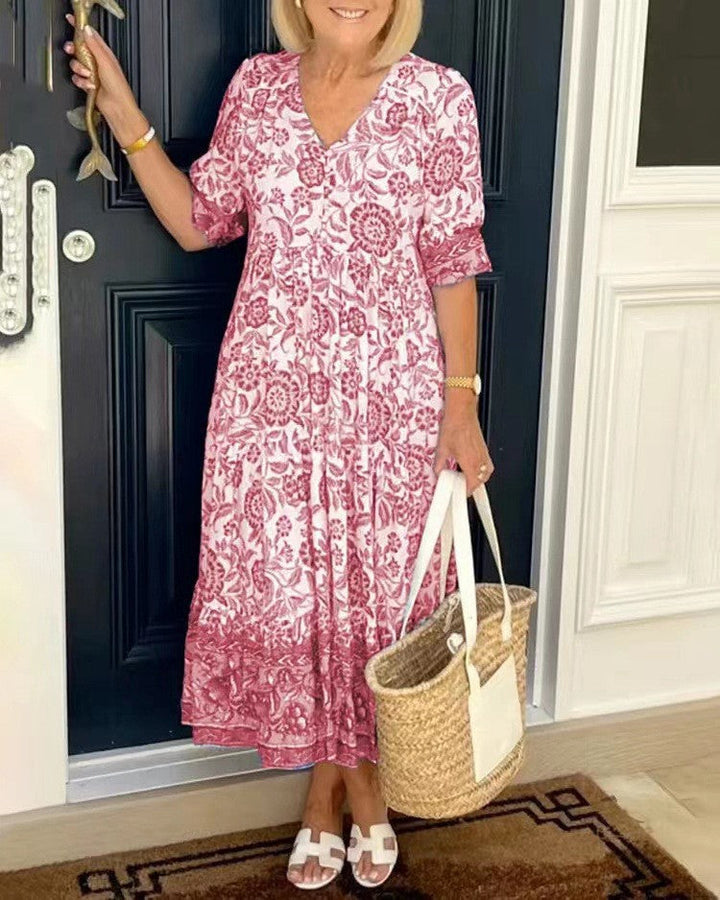 Beverley | Graceful V-Neck Floral