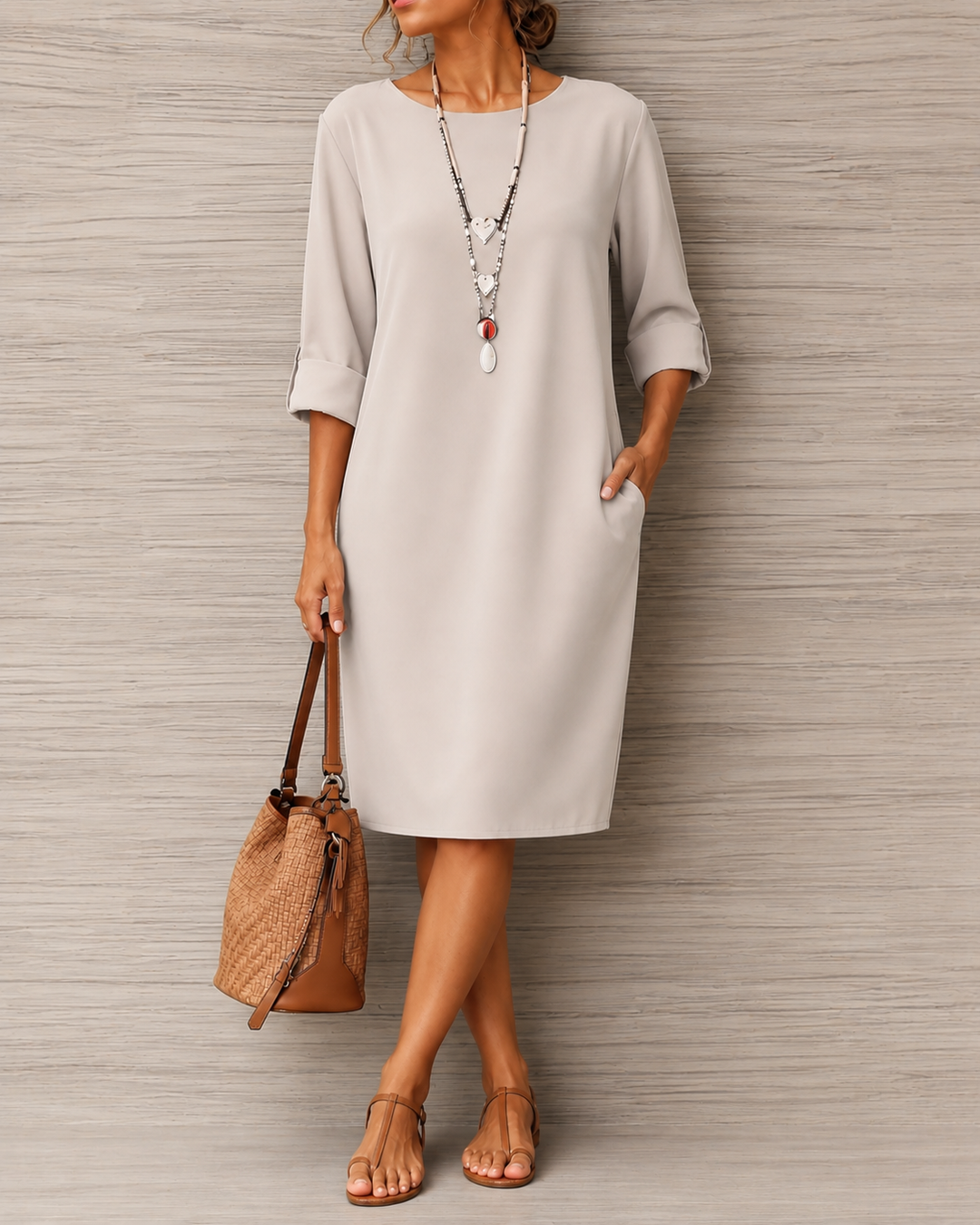 Henrietta | Tummy-Contouring Midi Dress